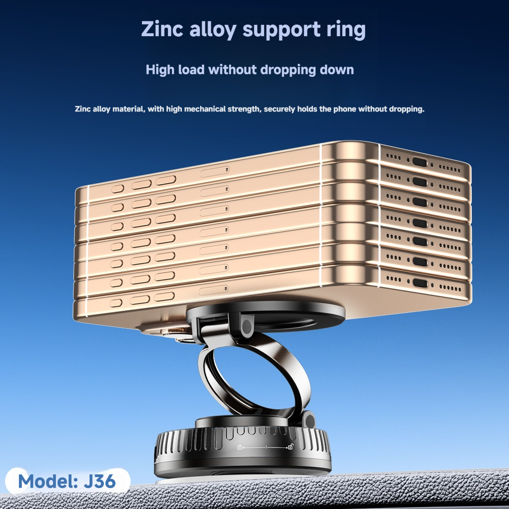 J36 Vacuum Magnetic Car Phone Mount
