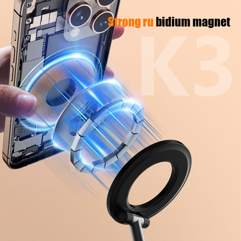 K3 Magnetic Phone Holder with LED Fill Light